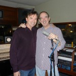 Our Musician Contractor, Ed Martel with 2 time Grammy Award nominee Amick Byram (Supervising Producer)